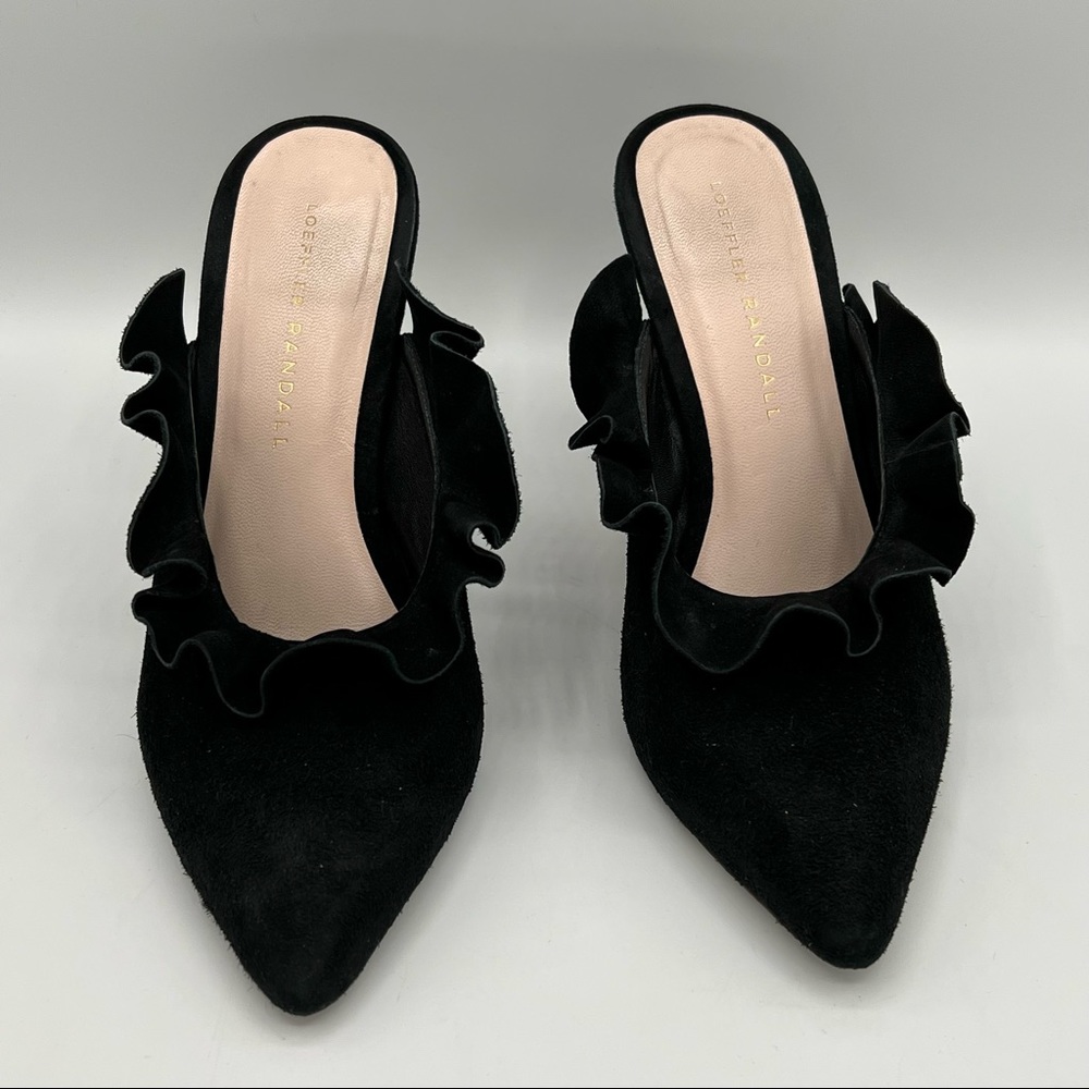 loeffler randall langley mule in black suede - Picture 10 of 15